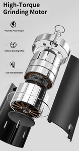เครื่องบดกาแฟไฟฟ้าแบบกรวย 48 มม. สำหรับบดเมล็ดกาแฟแบบ Single Dose ความเร็วต่ำ ถอดประกอบได้รวดเร็ว เหมาะสำหรับใช้ในบ้าน สำนักงาน และร้านกาแฟ - Product Image 3