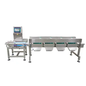 Auto Weight Online Selecting Sorting Classification For Medicine Seafood Chicken Meat conveyor belt weight sorting machine