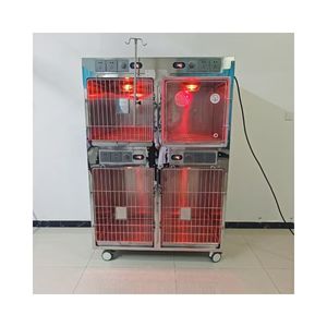 Jaula de exhibición de animales pequeños de acero inoxidable para uso veterinario, tiendas de mascotas, clínicas, instrumentos veterinarios de alta calidad para espectáculos de mascotas - Product Image 6