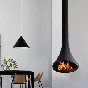 <span class=keywords><strong>Chimenea</strong></span> Eléctrica Atomizada de Leña Real, Suspendida y Montada en el <span class=keywords><strong>Techo</strong></span> para Interiores - Product Image 5