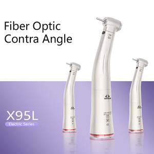 Manipolo Odontoiatrico Contrangolare a Velocità Variabile con Fibra Ottica 1:5, <span class=keywords><strong>Spray</strong></span> Interno, per Preparazione e Lucidatura dei Denti - Product Image 1