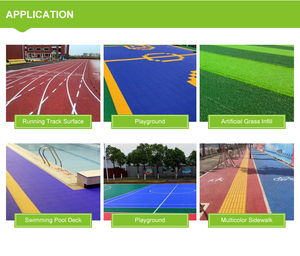 Gránulos de caucho EPDM de alta elasticidad para pavimento de aceras, antideslizantes, resistentes al desgaste, material para caminos peatonales al aire libre - Product Image 4