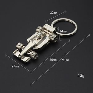 <b>Custom</b> Souvenir Popular 3D Formula Racing Car Mini Auto Car Part Accessories Metal <b>Keychain</b> <b>Keychain</b> - Product Image 5