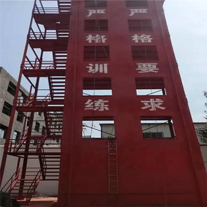 หอฝึกโครงสร้างเหล็กสำหรับงานหนัก-ปรับความสูงได้10-40ม. สำหรับการฝึกกู้ภัยและยุทธวิธี - Product Image 4