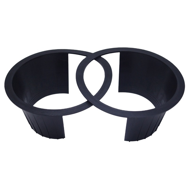 2pcs 6" Car Horn Speaker Waterproof Cover Plastic Spacer with Protective Cushion Horn Retaining Door Pad