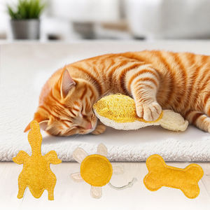 Safe Bite Chewers Gatinho Nip Dentição Dental Conforto Brinquedos Bonito Eco-Friendly Gato Mastigar Brinquedos com <span class=keywords><strong>Catnip</strong></span> para Limpeza De Dentes - Product Image 2