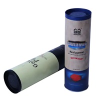 Boîte en fer blanc ronde personnalisable de qualité alimentaire avec impression offset, emballage en gros pour vin rouge et produits alimentaires, Dia92*H182mm