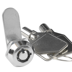 Serrure tubulaire de qualité commerciale résistante à la corrosion, en alliage de zinc et laiton, 2 clés, pour boîte à outils, armoire de rangement d'entrepôt - Product Image 1