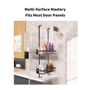 Yite Đ<span class=keywords><strong>a</strong></span> Năng Treo Tường Nhiệm Vụ Nặng Nề Tiết Kiệm Không Gian Treo Tắm Organizer Với Có Thể Điều Chỉnh Lưu Trữ Phòng Tắm Kệ - Product Image 4