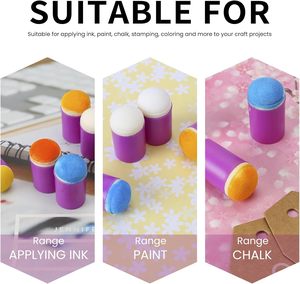 40 Doigts souples, pochoirs à encre pratiques et lavables pour les peintures, les cartes et les scrapbooks. - Product Image 5