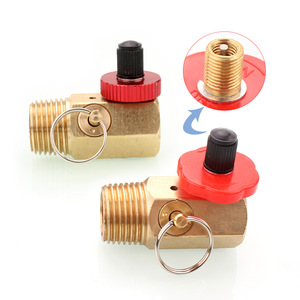 Mini Bomba de Aire Portátil con Válvula de Seguridad NPT1/2 ZG1/2 Roscada, Tipo de Escape de Presión Fija para Manguera de Inflador de Aire - Product Image 1