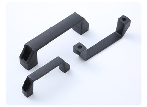 Square Nylon Plastic Kitchen Cabinet Pull Handle Industrial Machine Cabinet Door Handle - Product Image 3