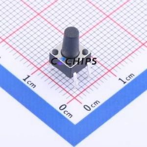 K2-6639DP-L3SW-04 Tactile Switch Through hole Component (THT)-4P,6x6mm Switch 1.8N Through Hole 6mm 6mm - Product Image 1
