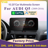 STWEI MTK 8581 12,3 pouces Titane Droit Convient pour Audi 08-16 Q5 Voiture Sans Fil dans la Voiture Stéréo Multimédia GPS Navigation