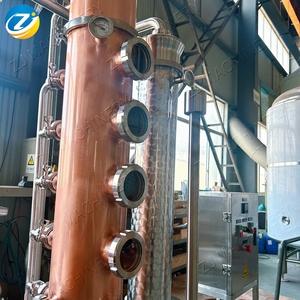 Alambique <span class=keywords><strong>de</strong></span> Cobre Compacto ZJ 200L con Columna <span class=keywords><strong>de</strong></span> Reflujo, Equipo <span class=keywords><strong>de</strong></span> Destilación para Whisky, Brandy y <span class=keywords><strong>Agave</strong></span> - Product Image 4