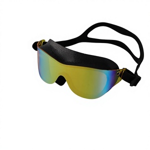 Masque de <span class=keywords><strong>plongée</strong></span> sans cadre pour <span class=keywords><strong>plongée</strong></span> en apnée, anti-buée, étanche, spray gratuit, demi-visage, adulte, lentille grise - Product Image 6