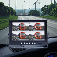 Monitor LCD Independiente de 9 Pulgadas para Tablero de Instrumentos de Automóvil, Monitor de Pantalla de Reversa para Camión