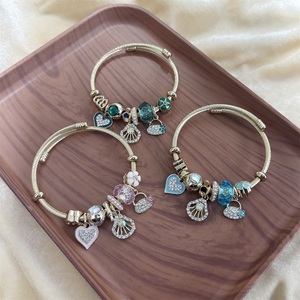 Nuovo Bracciale di Lusso da Donna <span class=keywords><strong>con</strong></span> <span class=keywords><strong>Ciondolo</strong></span> a Cuore, Elementi Cigno in Acciaio Inossidabile, Design Elegante per Signore - Product Image 4