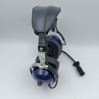Casque d'aviation HXKK de haute qualité avec micro flexible et câble renforcé pour la communication des pilotes, utilisation générale en avion