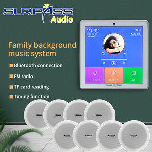 <span class=keywords><strong>Amplificador</strong></span> de pared <span class=keywords><strong>HiFi</strong></span> con sistema de música Mart CR620 +, con sistema de sonido de altavoces de techo coaxiales de 8 piezas - Product Image 2