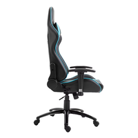 Chaise de course de jeu futuriste exécutive Mécanisme d'inclinaison réglable Style pivotant en cuir synthétique PU pour une utilisation au bureau