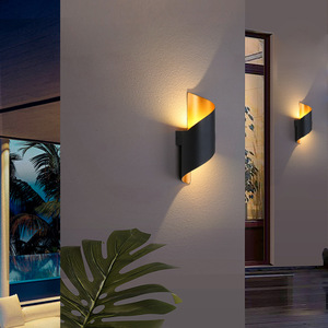 Lampe murale extérieure en aluminium en gros d'usine, lampes murales LED étanches pour salon, terrasse, balcon, couloir, cour - Product Image 3