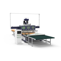Machine de découpe et de perçage CNC multifonctionnelle automatique pour le bois, idéale pour la production de meubles en panneaux