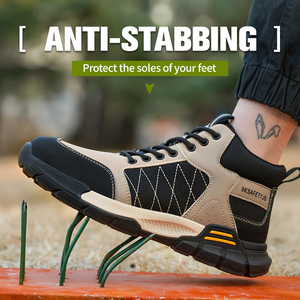 <span class=keywords><strong>Zapatos</strong></span> de Seguridad ZP Superligeros, Transpirables, con Protección de Gamuza y Puntera de Acero para Hombre y Mujer, para Fábrica, Verano y Otoño - Product Image 3