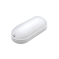 Plafonnier LED ovale moderne en aluminium 20W avec détecteur de mouvement PIR d'urgence et commande vocale, lampe murale en acrylique pour la maison et le bureau
