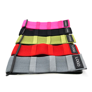 Bande de Résistance Élastique en Polyester pour Hommes et Femmes – Entraînement de Force Intense, Yoga, Étirements, Courbages des Fessiers, Squats Profonds - Product Image 1