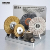 Brosse de rodage cylindrique en carbure de silicium, brosse à billes pour ébavurage et polissage, brosse de nettoyage de pistons, brosse de rodage industrielle