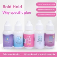Gel pour perruque en dentelle, colle forte pour perruque, adhésif pour postiches, colle blanche Katelon brillante, approvisionnement direct auprès du fabricant transfrontalier
