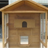 SDB001 Grande volière en bois pour oiseaux, volière extérieure en bois pour animaux de compagnie, pigeon, maison en bois pour oiseaux, cage à oiseaux pour la reproduction, grande cage à oiseaux