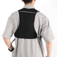 Sac d'hydratation réfléchissant sac de gilet de course sac à dos d'eau avec poches souples pour flacons