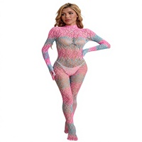 Body sexy européen-américain à dégradé de couleurs, coupe ajustée, sans manches, en nylon polyamide, infroissable, avec bretelles en maille large, grande taille