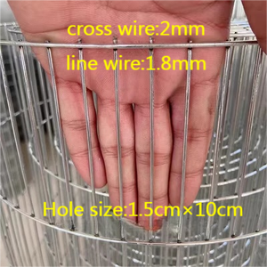 Lưới chăn nuôi thích hợp cho chuồng gà và chuồng thỏ. Hàn tấm lưới 1*10cm động vật gấp lưu trữ lồng - Product Image 2