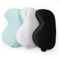 Masque de sommeil en satin de soie premium, ultra-doux, avec rembourrage et sangle élastique