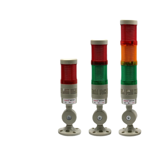 NPT5-1T-D menara lampu sinyal LED, alat mesin Multi lapisan dua bagian lampu konstan hijau merah plastik tahan air tiga warna - Product Image 6