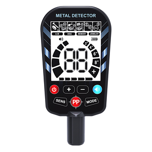 Detector de Metales con Bobina de Búsqueda de 30 cm, Pantalla LCD, Plástico Negro, Uso Industrial, Equipo de Búsqueda de Tesoros - Product Image 2