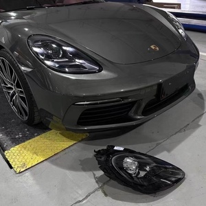 Car <b>Lights</b> for Porsche 718 Cayman Headlights Boxster 2016-2023 Upgrade New Style LED PLDS Lasers Head Lamps 2 PCS <b>Plug</b> and Play - Product Image 5
