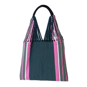 Bolso de Mano de Algodón Estampado de Gran Capacidad Estilo Hobo para Estudiantes, Trabajo, Playa, Ecológico, de Algodón Orgánico - Product Image 3
