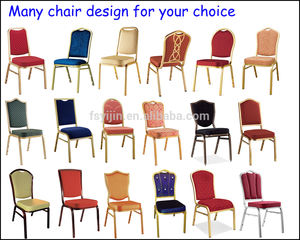 Modern otel mobilyaları taşınabilir dayanıklı istifleme ziyafet yemek sandalyeleri kadife taç geri alüminyum Metal çerçeve su geçirmez açık - Product Image 6