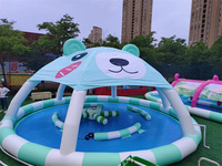 Haute qualité nouveau design commercial extérieur amusement gonflable parasol piscine enfants jouets aquatiques à vendre