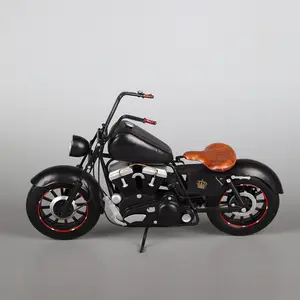 Nhà Máy Bán Hàng Trực Tiếp Handmade Chất Lượng Cao Retro Mô Phỏng Xe Máy Thủ Công Mỹ Nghệ Bán Buôn Sắt Harley Mô Hình Xe Máy Đồ Trang Trí