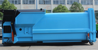 Machine de traitement des déchets mobiles commerciaux fabriquée en Chine, compacteur de déchets en acier au carbone/acier inoxydable 7,5 kW