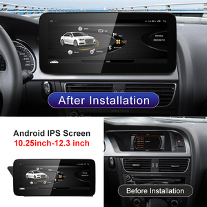 MTK8581 10,25 pulgadas 12,3 pulgadas inalámbrico CarPlay Auto Andorid14 coche estéreo Multimedia para AUDI 08-16 A4 B8 S4 unidad principal Radio - Product Image 3