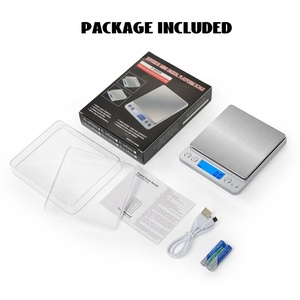 WOWO TECH 100G 200g 300G 500G เครื่องชั่งดิจิตอลสำหรับยาสูบสมุนไพรเครื่องเทศเครื่องชั่งอาหารที่มีความแม่นยำสูง - Product Image 6