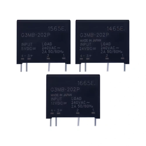 โซลิดสเตตรีเลย์ <span class=keywords><strong>G3MB</strong></span>-<span class=keywords><strong>202P</strong></span>-5VDC <span class=keywords><strong>G3MB</strong></span>-<span class=keywords><strong>202P</strong></span> DC-AC PCB <span class=keywords><strong>SSR</strong></span> ในปี5VDC ออก240V AC 2A - Product Image 2