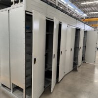 Ensemble complet de distribution basse tension GGD, armoire de distribution d'énergie, barre omnibus en cuivre, compensation par condensateurs, boîte de distribution d'éclairage