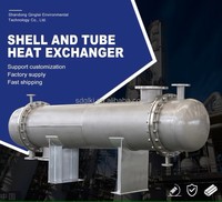 Échangeur de chaleur eau-air, condenseur, échangeur de chaleur à tubes et enveloppe en acier au carbone, équipement d'échange de chaleur, fabricant d'échangeurs de chaleur